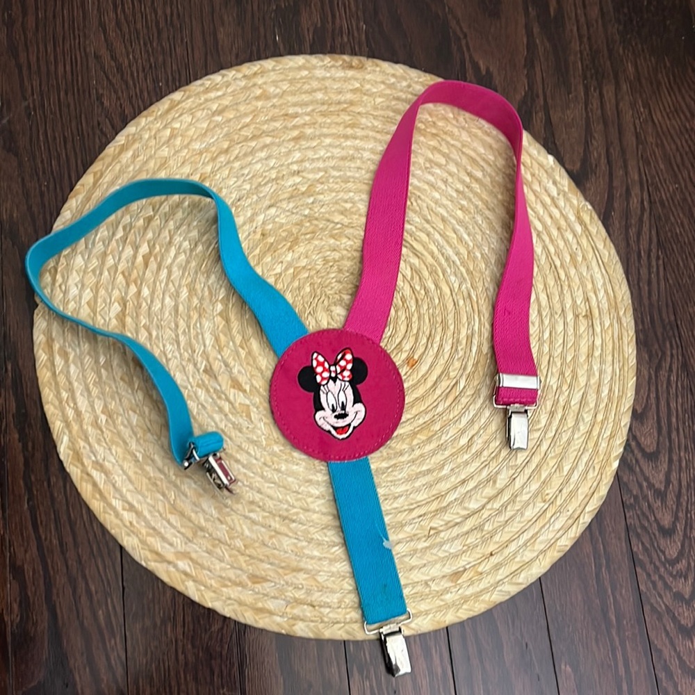 Disney England Made Minnie Mouse Kids Suspender